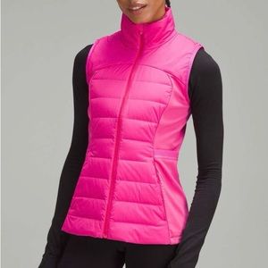 NWT! Lululemon Down For It All Vest Sonic Pink Size 4